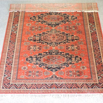 Lot 653 - A Turkish carpet