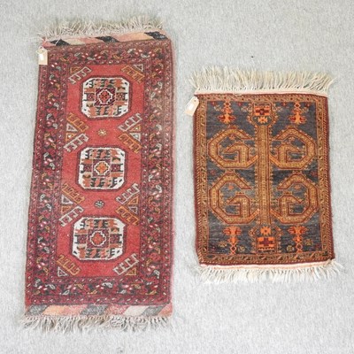 Lot 206 - A small Turkish rug