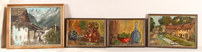Lot 326 - English School, 20th century, still life, oil...