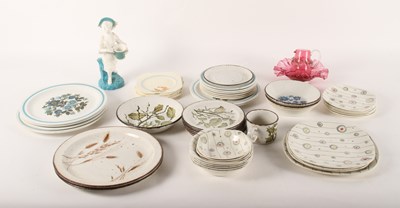 Lot 436 - A Worcester figure, together with two items of...
