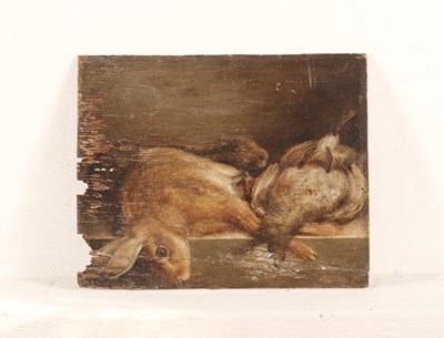 Lot 220 - English School, study of game, oil on board