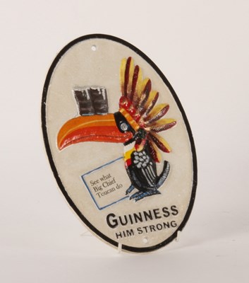 Lot 463 - A modern cast iron advertising sign for...