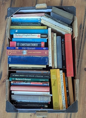 Lot 424 - A box of books mainly relating to Old and...