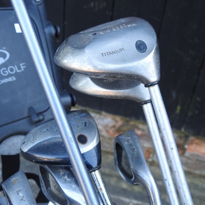 Lot 240 - A set of Calloway golf clubs, together with a...