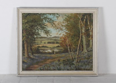 Lot 221 - Wilfred Knox, 1884-1966, Bluebell Wood, signed...