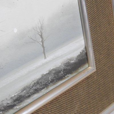 Lot 575 - Michael John Hill, b1956, winter landscape...