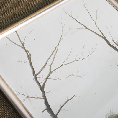 Lot 575 - Michael John Hill, b1956, winter landscape...