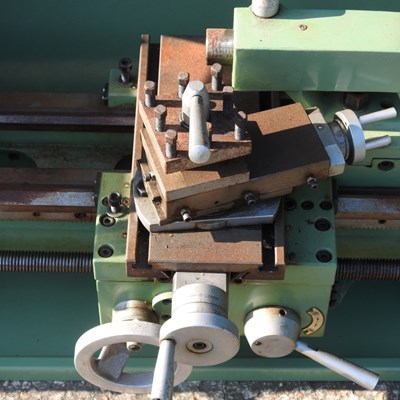 Lot 412 - A Warco WM250 electric lathe, together with a...