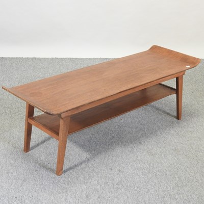 Lot 713 - A 1970's teak coffee table