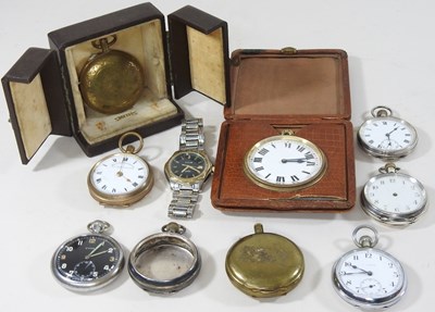 Lot 66 - A collection of pocket watches