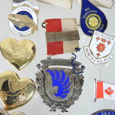 Lot 69 - A collection of badges