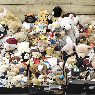 Lot 238 - A large collection of plush bears