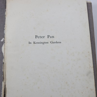 Lot 70 - Peter Pan in Kensington Gardens, by J M Barrie
