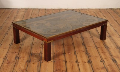 Lot 537 - A modern coffee table, circa 1980s, of...