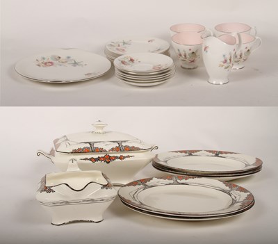Lot 454 - A Crown Ducal Orange Tree pattern part service,...