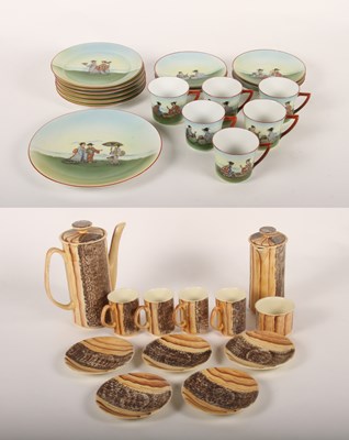 Lot 385 - A Czechoslovakian Epiag porcelain tea service...