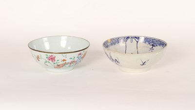 Lot 342 - An unusual English pearlware bowl, together...