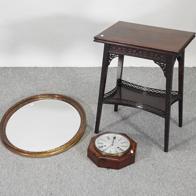 Lot 659 - An early 20th century patent dial clock