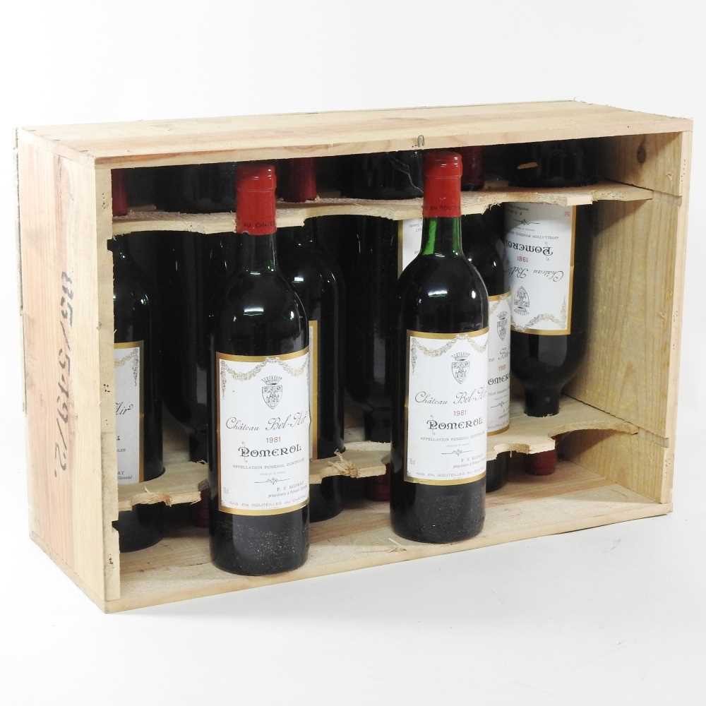 Lot 23 - Eight bottles of Château Bel-Air Pomerol,...