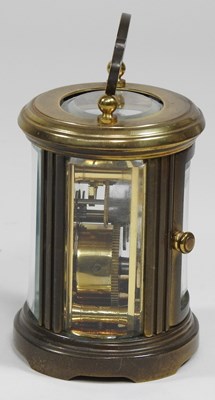 Lot 68 - A small brass cased carriage clock