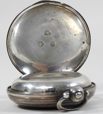 Lot 72 - A Victorian silver cased full hunter pocket watch