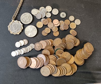 Lot 345 - A collection of American and world coins, some...