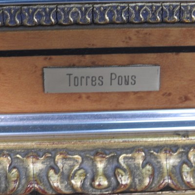 Lot 39 - Torres Pons, 20th century, still life of books...