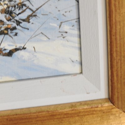 Lot 30 - Alistair Butt, b1963, This Morning's Snow Fall,...