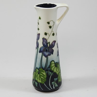 Lot 77 - A modern Moorcroft pottery 'Dog Violet' pattern ewer