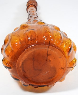Lot 82 - A 1970's Italian coloured glass decanter and stopper