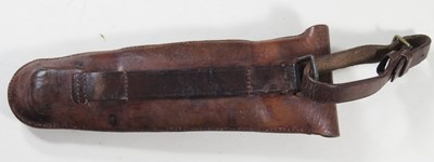 Lot 25 - An early 20th century canvas and leather...