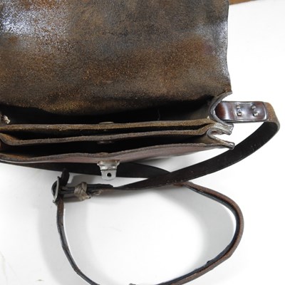 Lot 25 - An early 20th century canvas and leather...
