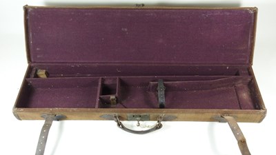 Lot 25 - An early 20th century canvas and leather...