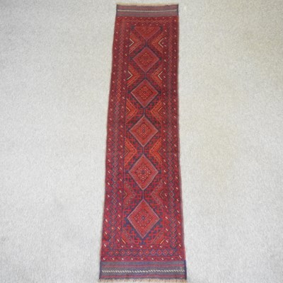 Lot 221 - A Turkish woollen runner