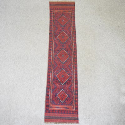 Lot 389 - A Turkish woollen runner