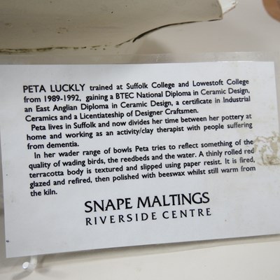 Lot 74 - Peta Luckly, contemporary, an Art pottery bowl,...