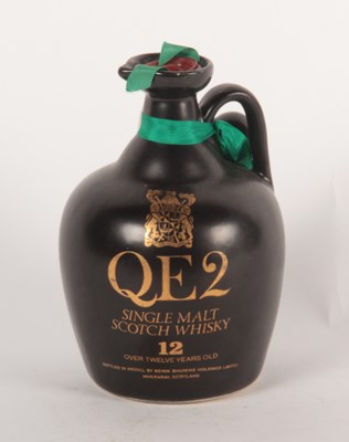 Lot 173 - A Beinn Bhuidhe QE2 ceramic decanter of 12...
