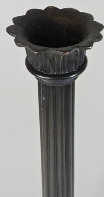 Lot 84 - A large 19th century bronze table lamp