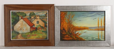 Lot 299 - Continental School, 20th century, river...