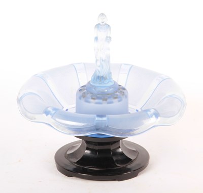 Lot 287 - An Art Deco pressed glass centrepiece,...