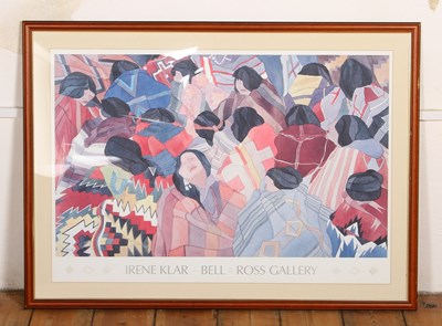 Lot 386 - Irene Klar (Canadian, b. 1950), street scene,...