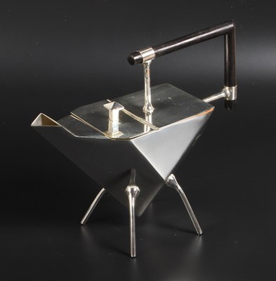 Lot 232 - After Christopher Dresser, a plated metal...