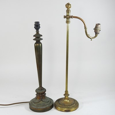 Lot 262 - A 20th century brass table lamp base