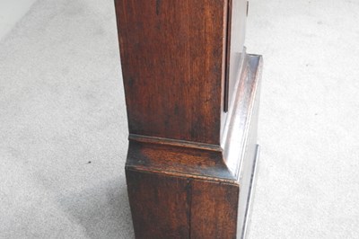 Lot 21 - A George III oak cased longcase clock, the...