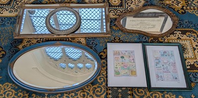 Lot 578 - A pair of signed prints together with a...
