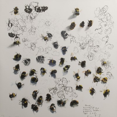 Lot 267 - Kurt Jackson (contemporary), Bees bumbling...