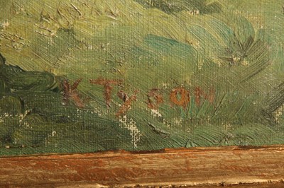 Lot 30 - Kathleen Tyson RA (1898–1982), Nun's Farm, oil...