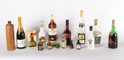 Lot 247 - A quantity of wines and vintage cocktail liqueurs