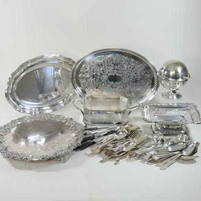 Lot 276 - A collection of 19th century and later silver plated items