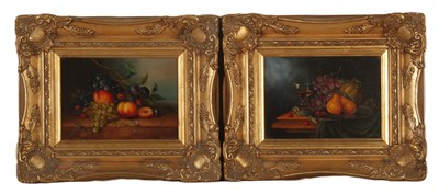 Lot 60 - Clariss, 20th century, a pair of still life...